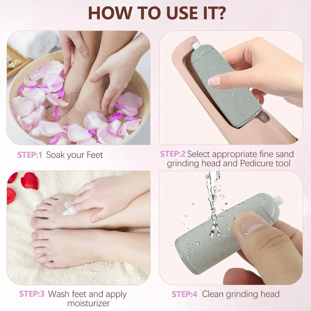 SOLEVA™ 12-in-1 Electric Foot Care Kit