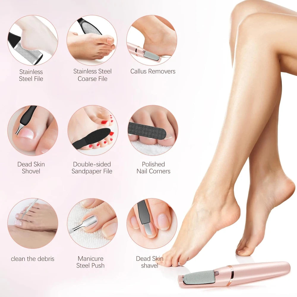 SOLEVA™ 12-in-1 Electric Foot Care Kit